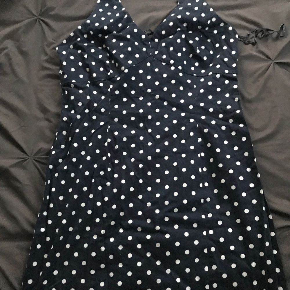 Polka dotted Pencil skirt halter dress
